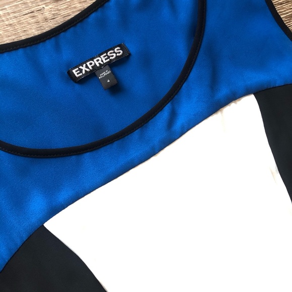 Express Color Block Dress - Picture 2 of 3